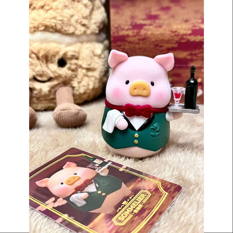 LuLu the Piggy The Pigchelin Restaurant Series Sommelier