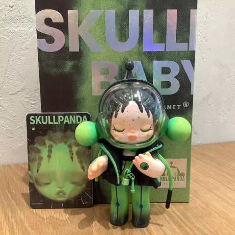 Skullpanda Baby Fantasy Green Limited Figurine