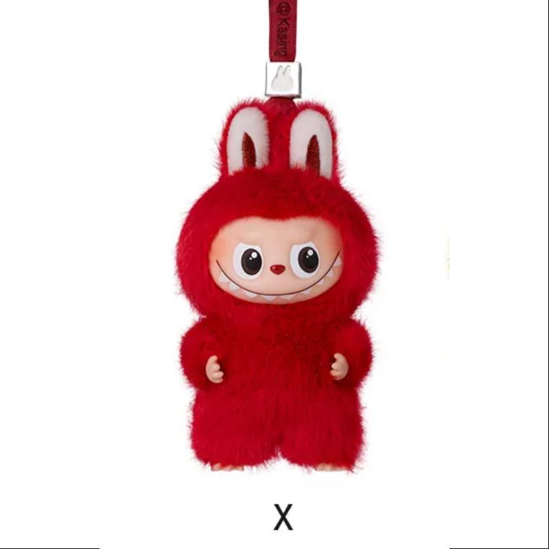 Labubu In Red Labubu Pin for Love Vinyl Plush Pendant Series X (Red) – TOYSEZ