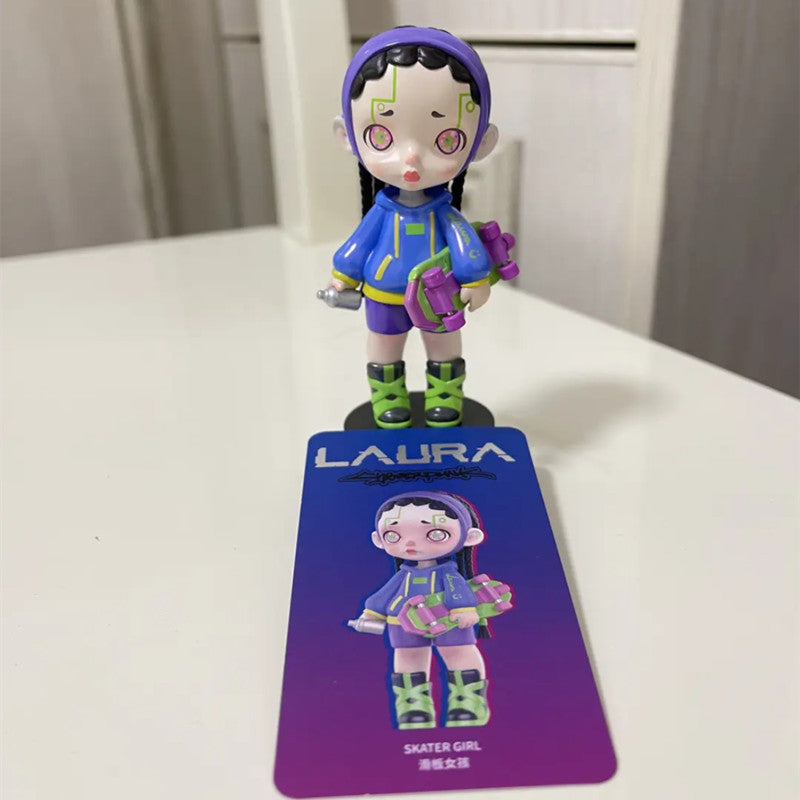 ToyCity Laura Cyberpunk Series Secret Skater Girl
