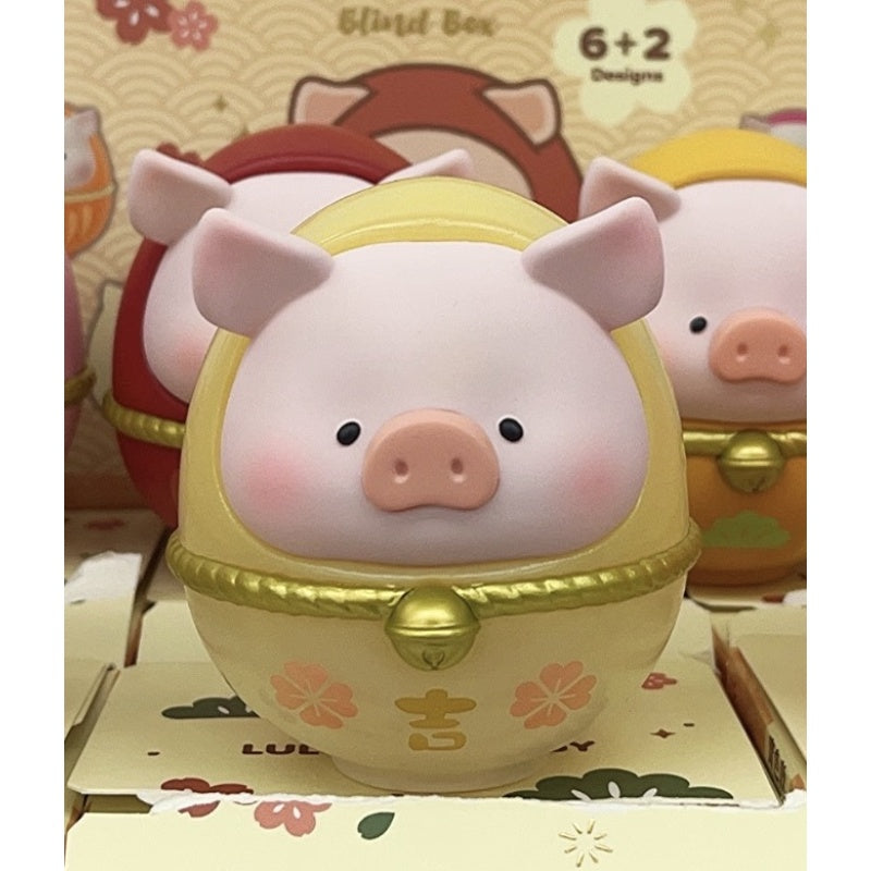 LuLu the Piggy Daruma Blind Box Series: Luminous Yellow (Secret, 1/72)