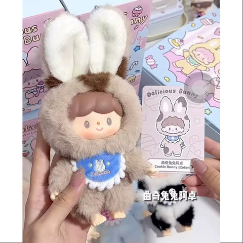 zZoton Delicious Bunny Series Vinyl Plush Doll Cookie Bunny zZoton