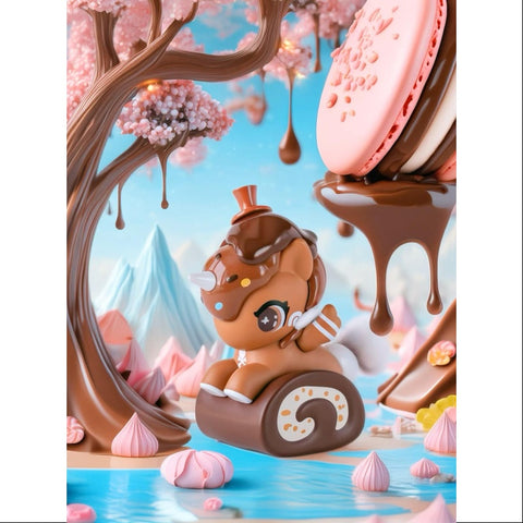 TNT SPACE X Tokidoki Chibi Style Unicorno Seasons In Bloom Series Whole Set Opened