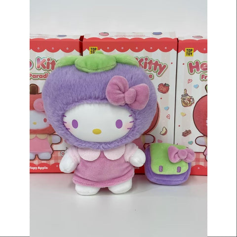 Hello Kitty Fruity Paradise Vinyl Plush Pendant Series Mangosteen