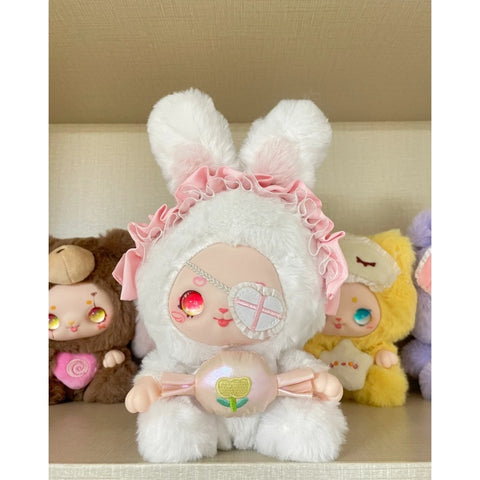 Kimmon Dream Creatures Plush Blind Box Series: Toffee Rabbit (Secret, 1/96)