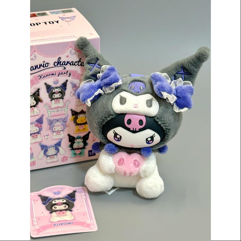 Kuromi Sanrio Characters Kuromi Party Plush Pendant Series Kuromi