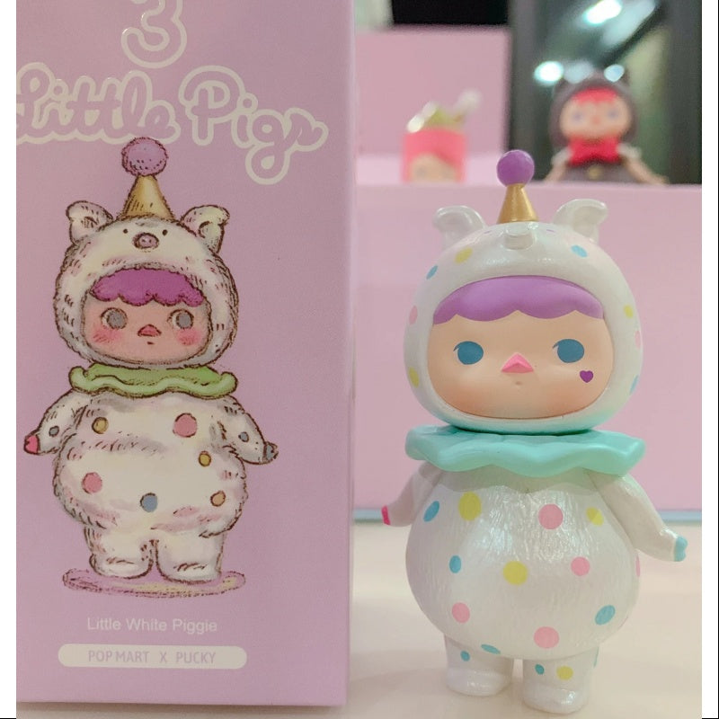 PUCKY 3 Little Pigs Series Little white pig