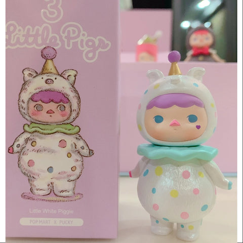 PUCKY 3 Little Pigs Series Little white pig