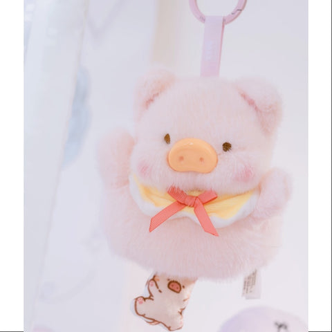 LuLu the Piggy Come & Play Plush Keychain Series Hide and Seek