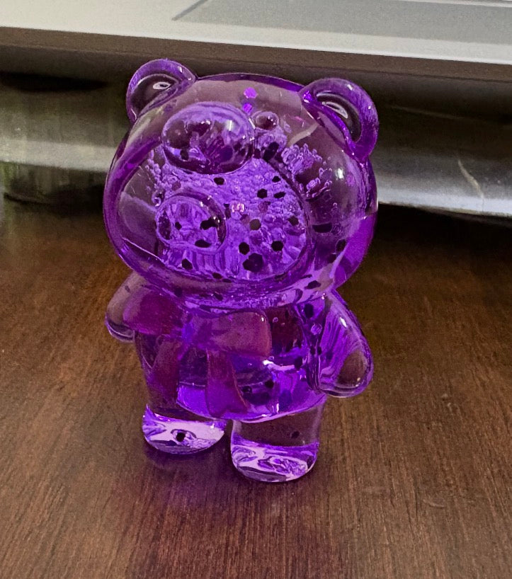 LuLu the Piggy Teddy Mini Ore Collection Blind Bag Series: Amethyst (R 1/20) (Confirmed Style)