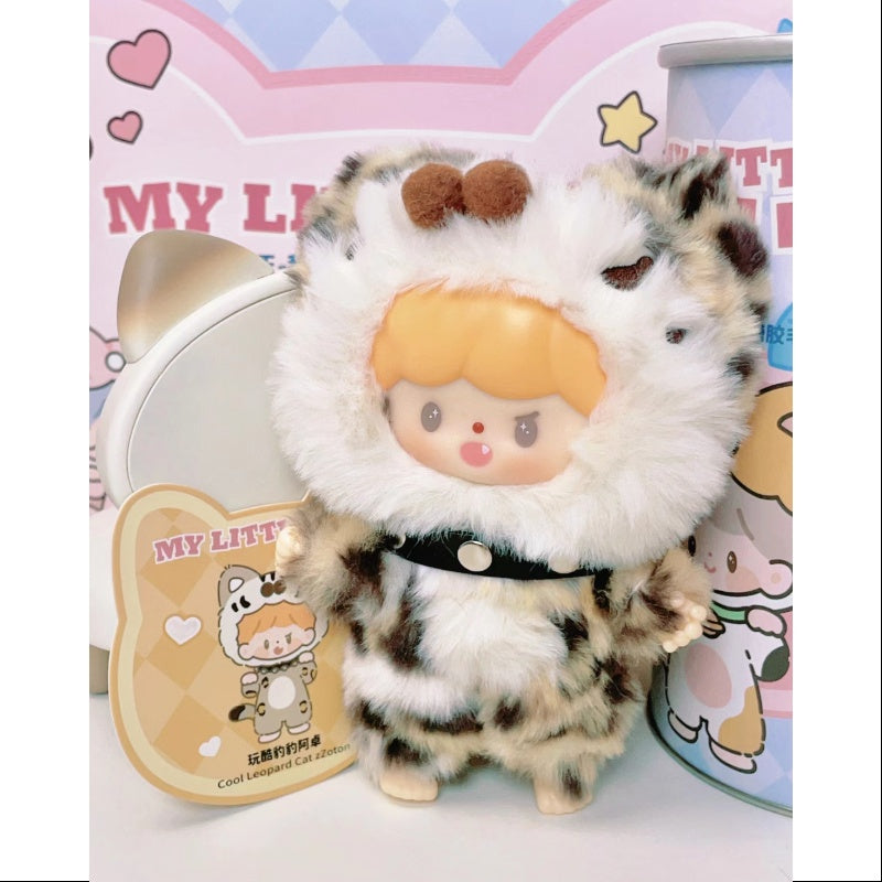 zZoton My little cat Series Vinyl Plush Doll Cool Leopard Cat zZoton