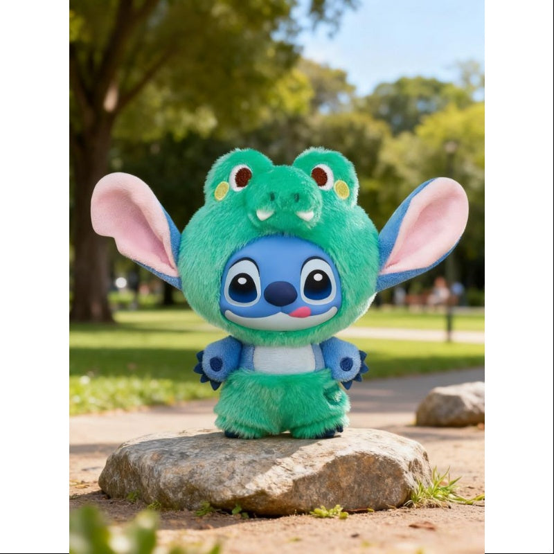 Disney Stitch Wild Animal Vinyl Pendant Series Crocodile