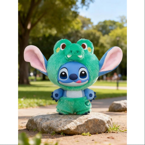Disney Stitch Wild Animal Vinyl Pendant Series Crocodile