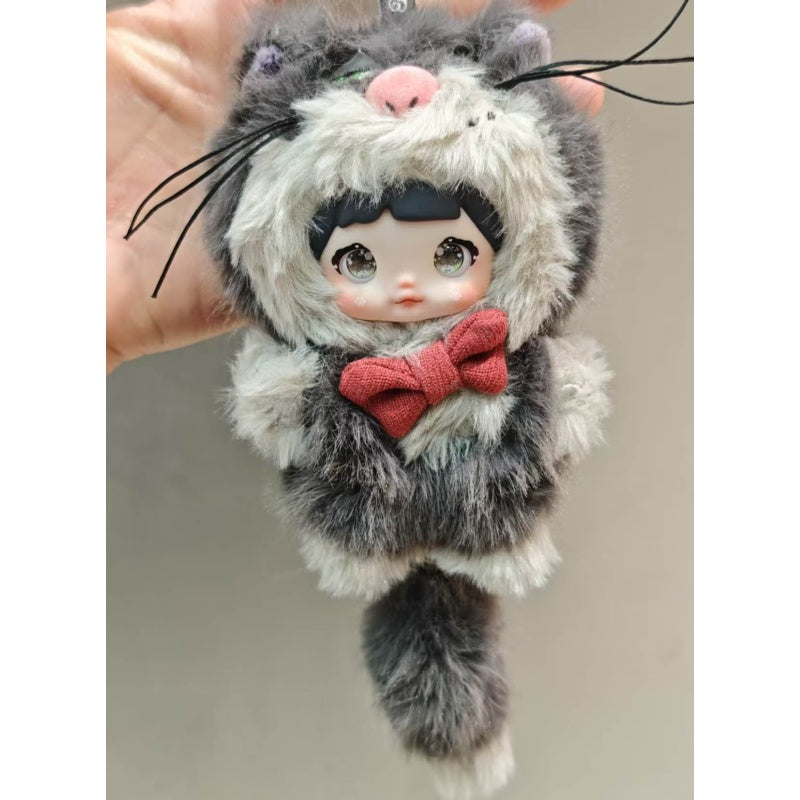 Nommi × Disney Dreamy Cat Tales Plush Doll Blind Box Series: Marie (Confirmed Style)