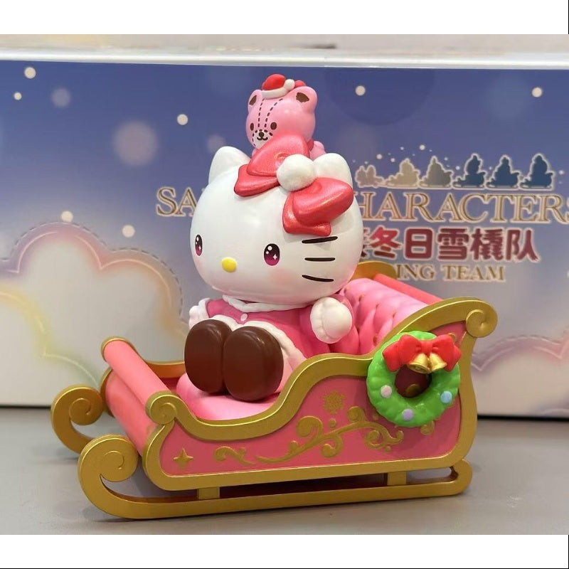 Hello Kitty Sanrio Characters Winter Sledding Team Series Hello Kitty