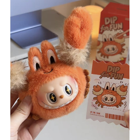 Labubu Dip For Fun Plush Pendant Blind Box Series: Crabsolutely Welcome (Confirmed Style)