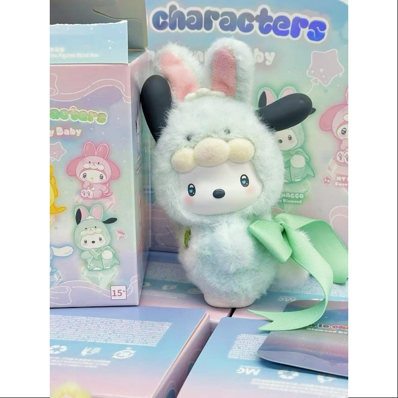 Pochacco Sanrio Characters Diamond Bunny Baby Plush Doll Series Pochacco