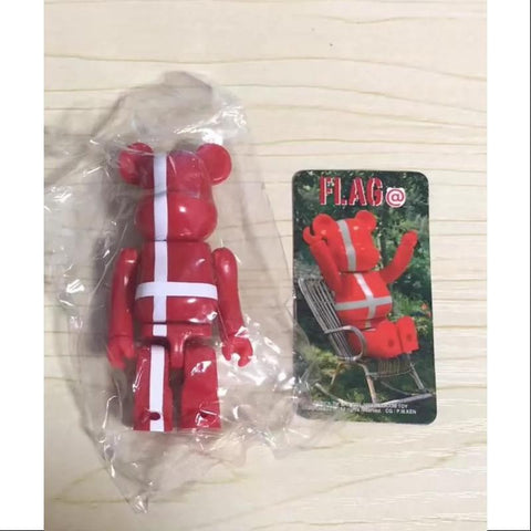 Bearbrick Series 6 FLAG Denmark 100%