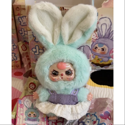 Baby Three Rabbit Miniature Bunny Plush Pendant Series Spring Bunny