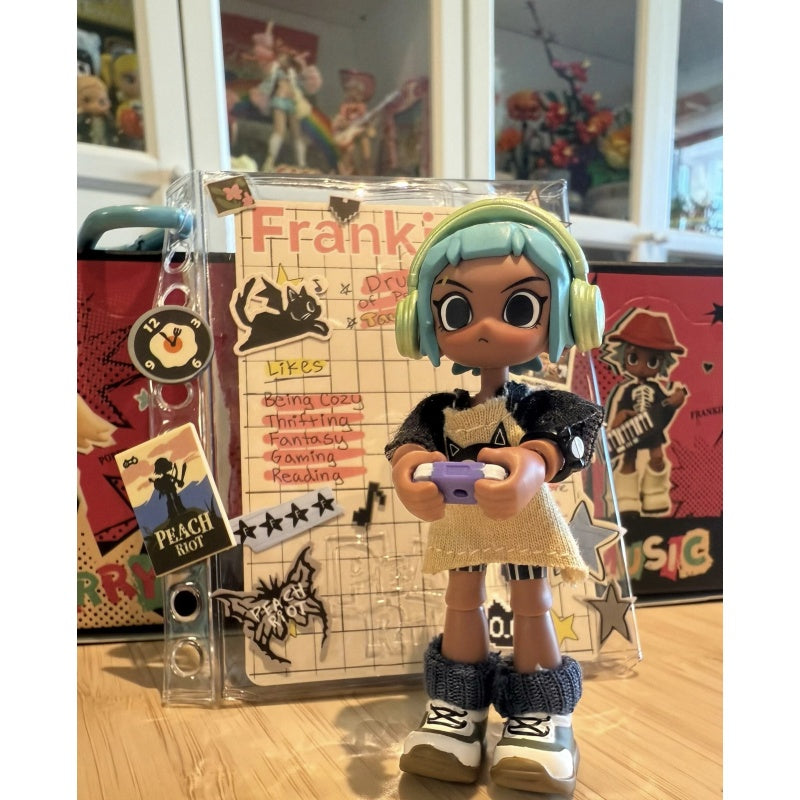 Peach Riot Carry The Music Block Pendant Blind Box Series: Frankie-Day Off (Confirmed Style)