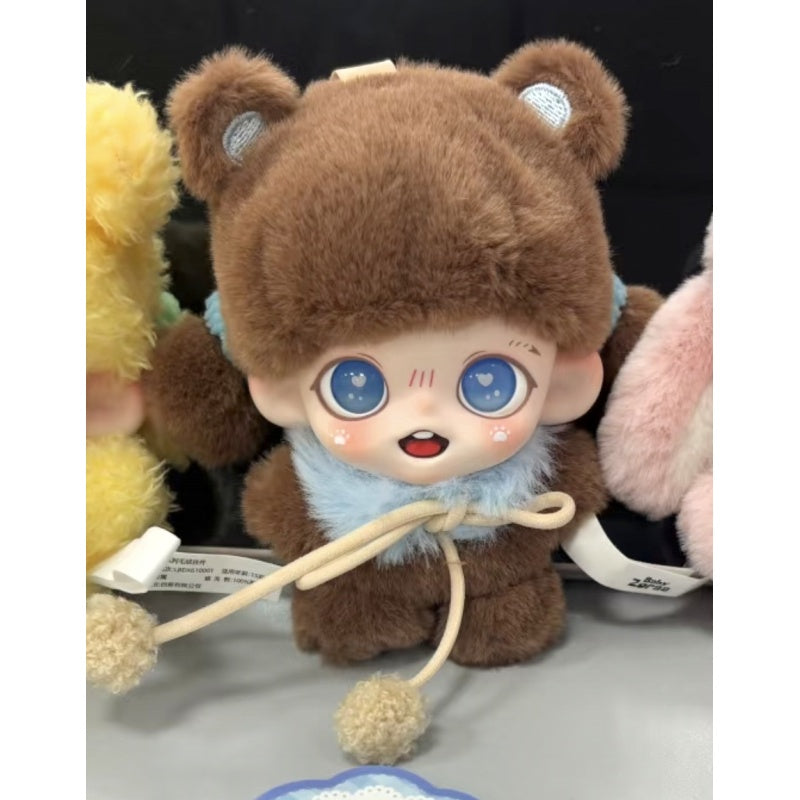 Baby Zoraa Fluffy Tea Party Plush Pendant Blind Box Series: Cocoa Bear (Confirmed Style)