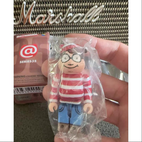 Bearbrick Series 35 PATTERN Wally Waldo 100%