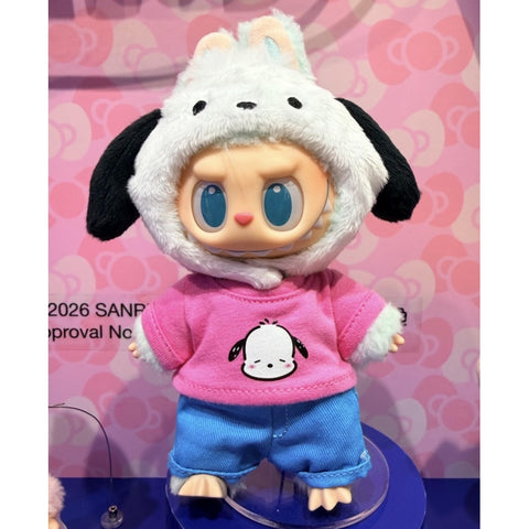 Labubu The Monsters Hello Kitty and Friends Vinyl Plush Pendant Blind Box Series: Pochacco (Confirmed Style)