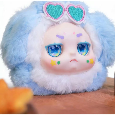 Kimmon The Story of Flower Island Plush Series: Bubble Blue Spirit (Confirmed Style)