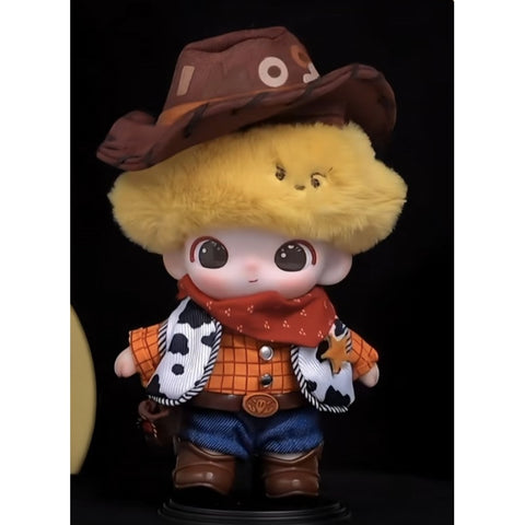 DIMOO WORLD × PIXAR Vinyl Plush Pendant Blind Box Series: Woody (Confirmed Style)