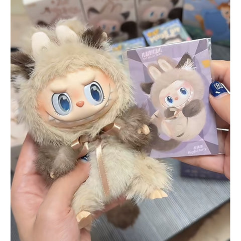 Labubu The Monsters Cat Mode On Vinyl Plush Pendant Blind Box Series: Ragdoll Kitty (Confirmed Style)
