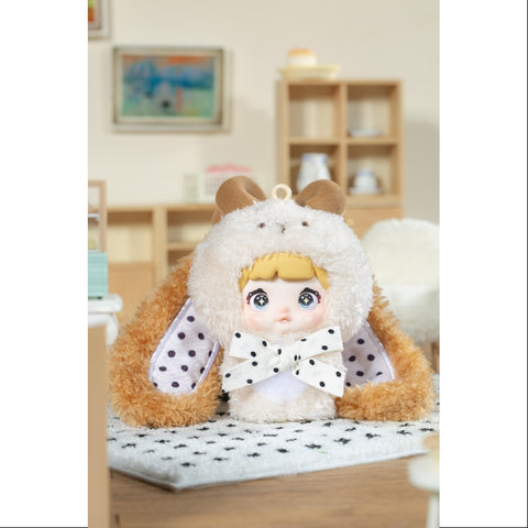 Nommi Baby Sweetheart Bunny Vinyl Plush Pendant Series Caramel Coco