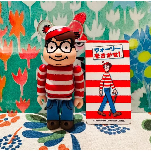 Bearbrick Series 35 PATTERN Wally Waldo 100%