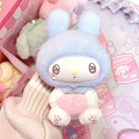 My Melody 50th Anniversary Milk Candy Plush Dolls Series Blueberry Milk
