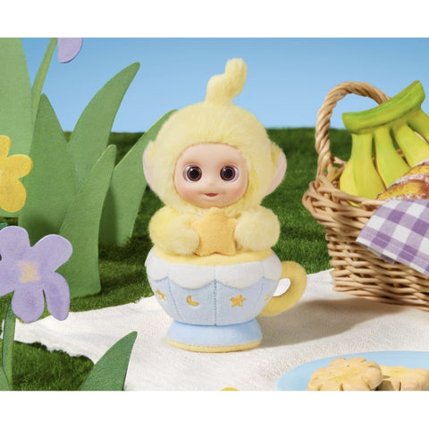 Teletubbies Afternoon Tea Diary Plush Doll Pendant Blind Box Series: Laa-Laa's Banana Milk (Confirmed Style)