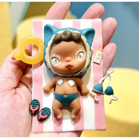 Sooya Beach Holiday Blind Box Series: Sunbathing Cat Ban (Confirmed Style)