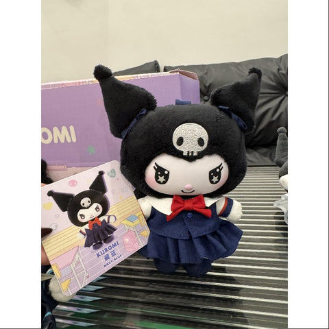 Kuromi School Life Vinyl Plush Pendant Series Navy Blue