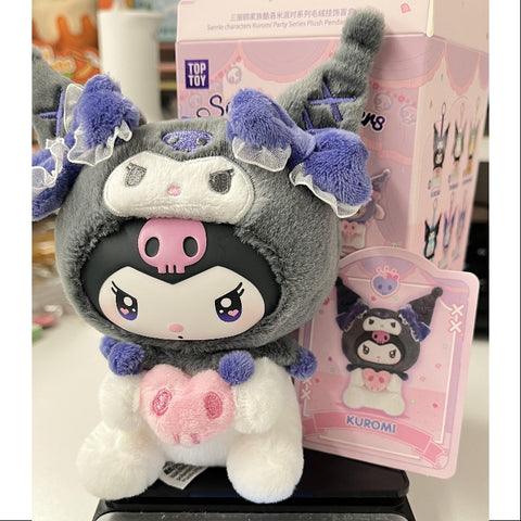 Kuromi Sanrio Characters Kuromi Party Plush Pendant Series Kuromi