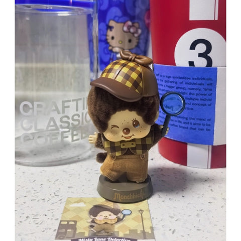 Monchhichi Global Journey Blind Box Series: Misty Jane Detective (Confirmed Style)