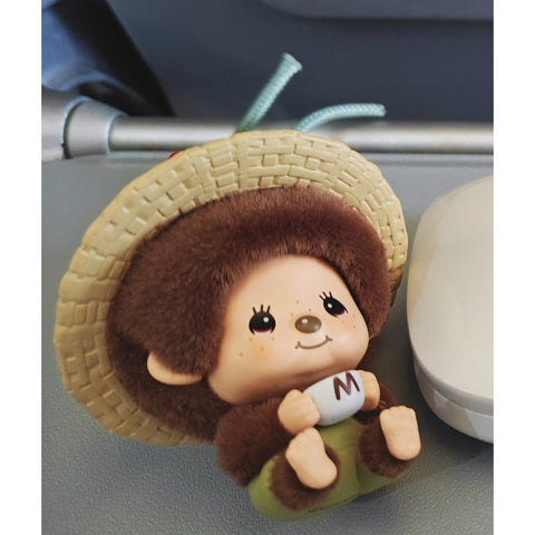 Monchhichi Mon Mon Farm Classic Coffee Plush Pendant Blind Box Series: Coffee Break (Confirmed Style)