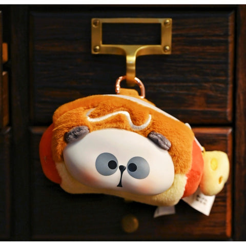Mr.PA What to Eat Today Plush Blind Box Series: Lucky Sausage Bun (Confirmed Style)