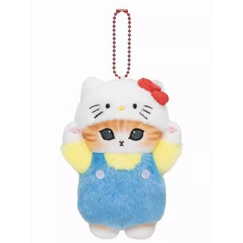 Mofusand × Sanrio Mini Plush Keychain Series: Hello Kitty (Confirmed Style)