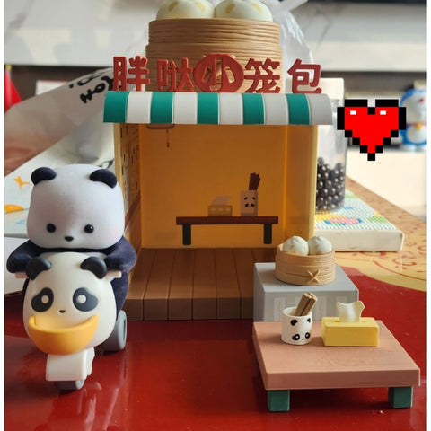 Panda Roll Shopping Street Blind Box Series: Bean Eyes Courier (Secret, 1/270)