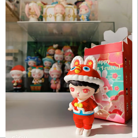 Bunny Happy Spring Festival Series Splendid Prospects