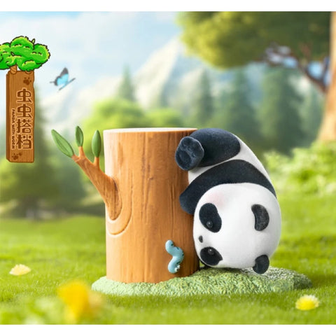 Panda Roll Panda Fruit Tree Blind Box Series: Panda With Worm (Confirmed Style)