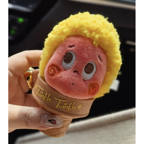 Twinkle Twinkle Moon Gelato Ice Cream Plush Pendant Blind Box Series: Mint Ice Lemon Gelato (Confirmed Style)