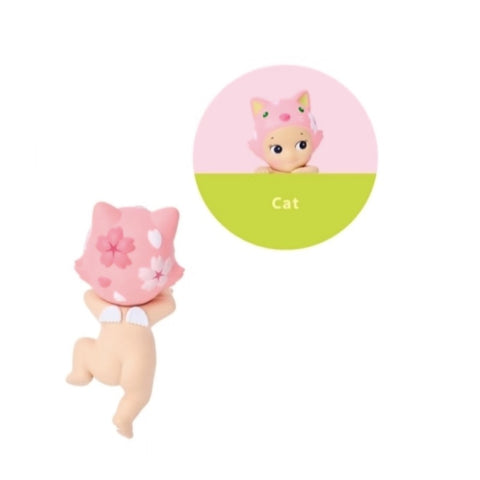 Sonny Angel HIPPERS Cherry Blossom Blind Box Series: Cat (Confirmed Style)