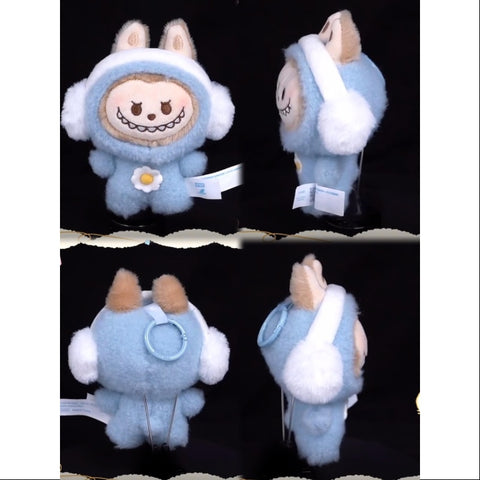 Labubu Pop Mart Série Pendentifs en Peluche Douce et Confortable Labubu 