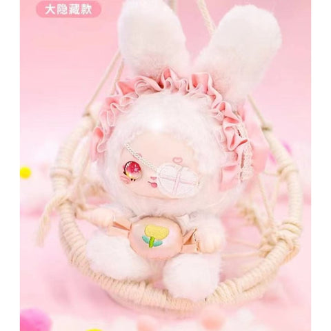 Kimmon Dream Creatures Plush Blind Box Series: Toffee Rabbit (Secret, 1/96)