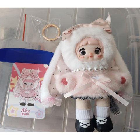Nommi Pink Energy Plush Doll Blind Box Series: Alice (Confirmed Style)