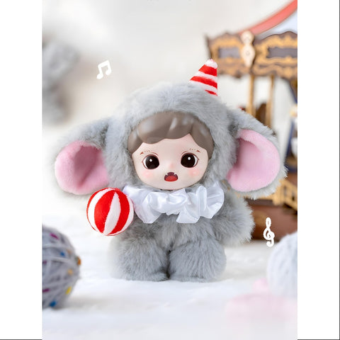 Baby Zoraa Fluffy Cabin Series Vinyl Plush Joy Elephant